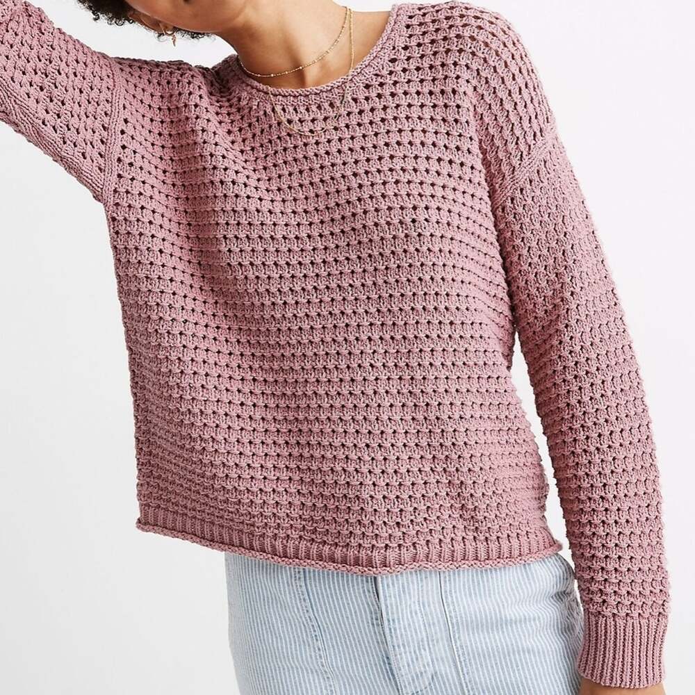 Madewell Open-Stitch Austen Pullover Sweater Size XXS